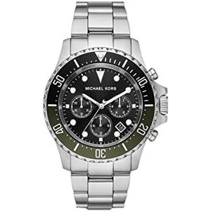 Michael Kors Everest - chronograaf horloge met zilver roestvrij staal voor heren MK8976