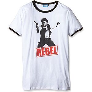 STAR WARS - T-Shirt Han Solo Rebel - White (S)