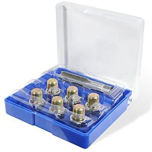 CCLIFE 13-delige olie-aftapplug reparatieset M13 x 1,25 mm schroefdraad reparatieset voor olie-aftapplug