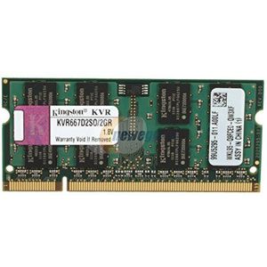 Kingston Technologie ValueRAM 2 GB, 667 MHz, DDR2, SODIMM 2 GB DDR2 667 MHz Geheugenmodule
