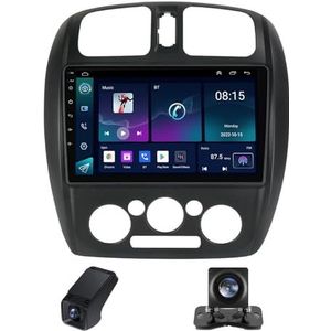 Android 14 Autoradio geldt voor Mazda 323 BJ 2000-2003 Autoradio 2 Din Carplay Android Auto 9 Inch Touchscreen met GPS-navigatie WiFi FM-radio Camera ADAS DVR 1080P-Video(X2)