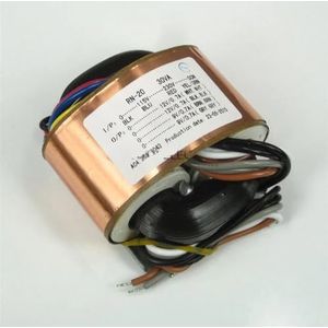 115V-230V 30W R-Core afgeschermde transformator 12V + 12V 9V + 9V voor audio versterker voorversterker R-Core