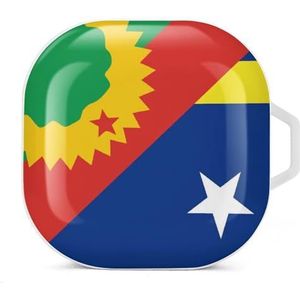 Oromo Liberation Front Curaçao vlag oordopjes hoesje compatibel met Samsung hard shell beschermhoes wit stijl