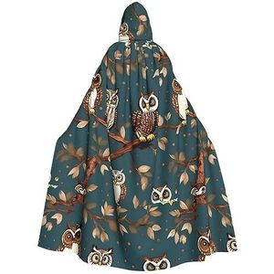Bxzpzplj Magic Owels mantel met capuchon, voor dames en heren, carnavalskostuum, perfect voor cosplay, 185 cm