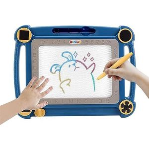 TUJOBA Magnetisch tekenbord,Doodle Tekening Uitwisbare Board Pad voor Peuter | Herbruikbare Doodle Board Schrijven Schilderen Schetsblok voor kinderen, peuters van 1-2 jaar oud