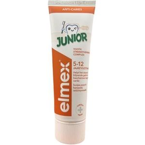 Elmex Tandpasta, junior 6-12 jaar, 3 x 75 ml