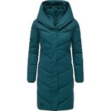 Ragwear Natalka Intl Winterjas voor dames, warm, gewatteerd, lang, waterdicht, met capuchon, XS-6XL, Dark Green25, XS