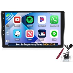 Android 15 Auto Stereo Radio voor O-pel Zafira/Antara/Astra (2006-2010) 9-inch 2K Scherm Android Hoofdunit Multimedia Speler met Carplay GPS Navi BT 5G WiFi DSP SWC,K3 pro