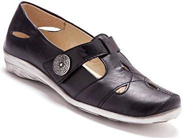 Pediconfort - Salomés met klittenbandsluiting - VROUW, Zwart, 36 EU