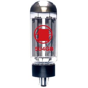 5U4GB vacuümbuis: vervangt de modellen 5U4G-274B, 5Z3P, 5R4, 5AR4, GZ34, 5Z4P-274BT, elektronische versterker met viervoudige audiobuis (1 stuk)