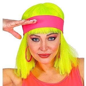 Widmann 02031 Neon hoofdband, dames, neonroze, eenheidsmaat