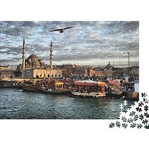 Puzzel 1000 stukjes Istanbul legpuzzel voor volwassenen puzzel educatief spel uitdaging moeilijke harde onmogelijke puzzel voor volwassenen en voor kinderen vanaf 12 jaar 1000 stuks (75 x 50 cm)