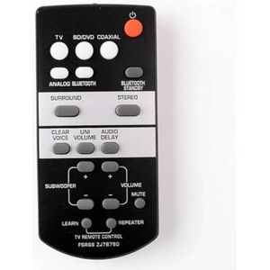 1ps FSR66 Universele afstandsbediening for Yamaha Soundbar & AV-speler - Compatibel met YAS-106/YAS-108/YSP-1400/ATS-1030, Vervangt FSR50/FSR64/FSR71/FSR78