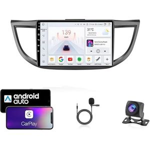 Android 13 Dubbel Din Auto Stereo Touchscreen Auto Stereo Voor Honda CR-V 2012-2016 Met Bluetooth GPS Navigatie WiFi FM Radio USB/SWC/Plug en Play Ondersteuning Carplay&Android Auto(4 Core Wifi 1G+16G