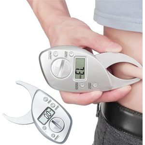 MuscleForge® Digitale lcd-lichaamsvettang met CR2032-batterij, lichaamsvetmeter voor het meten van huidrimpels en voor de berekening van het lichaamsvetpercentage, voor dames en heren