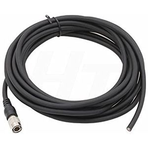 HangTon Hirose 6-pins mannelijke HR10A-7P-6P naar open einde vliegende kabel blote draad voor Nikon Topcon Trimble Sokkia Pentax landmeetinstrument (rechte 6-pin, 5m)