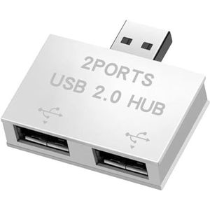 Nucelit USB 2.0 Een Mannetje Naar 2 Vrouwelijke Y Splitter Adapter USB2.0 Uitbreiding Voor Diverse Apparaten Opladen Power Cord