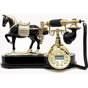 Telefoon Mode Ideeën Europese Pastorale Retro Telefoon Hotel/Home Vaste lijn, Zwart