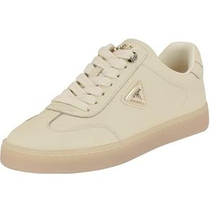 GUESS Jazlie Sneaker voor dames, Ivoor Leer 150, 35 EU