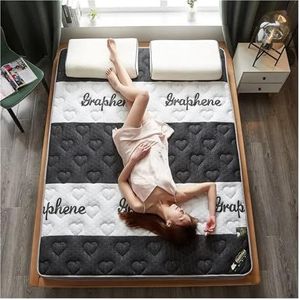 Matras Van Volledige Grootte, Latex Hardschuimmatras, Opvouwbare Enkele Dubbele Matras In Studentenslaapzaal, Slaapkamer Tatami-matras, Latex, Hard Katoen, Gemiddelde Hardheid (Color : E, Size : 120