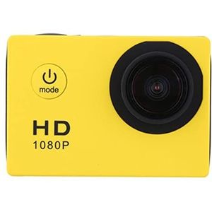 Onderwatercamera Sport Outdoor Mini Camera Waterdichte Cam Screen Action Camera Kleur Waterbestendig Video Surveillance(Size:Camera Add 32GB Card,Color:Giallo)