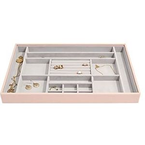 Stackers Blush Pink Supersize Jewellery Box Ring/Accessories Layer