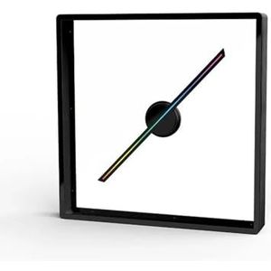 45/50cm 3D-ventilator hologram projector geïntegreerde machine wifi led-bord holografische lamp speler met afdekking reclame display licht(P42 Black)