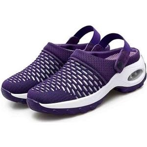 Women's Orthopedic Clogs With Air Cushion Support To Reduce Back And Knee Pressure Orthopedic Clogs For Women (Color : Purple, Size : 39 EU)