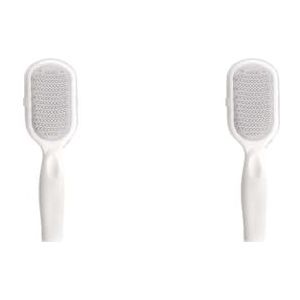 2 Set Van Voet Eelt Rasp Thuis Skins Schrobben Gereedschap Wrijven Accessoires Pedicure Accessoire Vrouwen Mannen Dode Huid Verwijdering Scrubber Wit