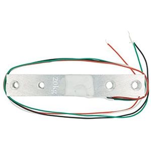 Hoge precisie weegcelmodule 1-20KG HX711 AD-module Elektronische weegschaal Weegdruksensor Aluminiumlegering Betrouwbare gegevens(20KG)