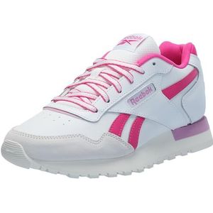 Reebok Glide Sneaker voor dames, Witte Laser Roze Jasmijn Roze, 35 EU