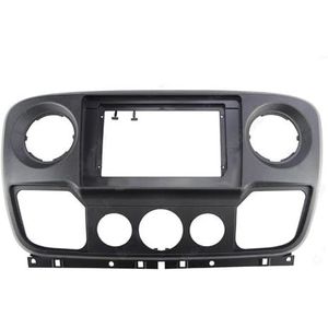 Auto Fascia Radio Panel Dash Kit Facia Trim Plate Adapter Frame Fit Voor RENAULT Master OPEL Movano NISSAN NV400 2010 +