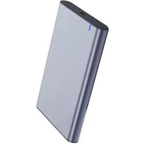 Hdd externe harde schijf 2 tb/500 gb/320 gb/80 gb, Usb3.0 metalen draagbare opslagback-up, geschikt voor pc-desktop, Macbook, laptop, Ps4, Xbox, Smart TV (2 TB, zilver)