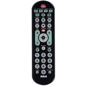 RCA rcrbb04gr 4-device big-button universele afstandsbediening