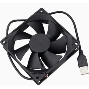 50 stuks 5 V USB-poort 92 x 92 x 25 mm 9 cm ventilator voor computerbehuizing borstelloze CPU 92 mm x 25 mm 90 mm 9225s