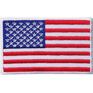 USA vlag geborduurd ijzer/naaien op Amerikaanse patch Verenigde Staten van Amerika Badge
