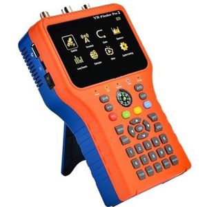 Digitale satellietzoeker V8 Finder Pro 2 Satellietzoekermeter DVB-S2/T2/C HD Digitaal 1080P voor het aanpassen van de satelliet-tv-schotel