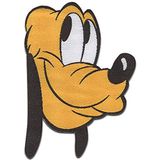 Lapjes Appliqués - Mickey Mouse Pluto - overdrukplaatjes opzetstukken Applicaties opnaaien opstrijken Lap Patches, Maat: 5,3 x 7,5 cm