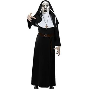 Funidelia | The Nun Valak kostuum OFFICIËLE voor vrouwen en mannen ▶ The Nun, Horrorfilm, Horror - Kostuum voor Volwassenen, Accessoire verkleedkleding en rekwisieten voor Halloween, carnaval & feesten - Maat XL - Zwart