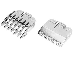 Limiet Kam, Mellow Duurzame Stabiele Tondeuse Limiet Kam, Thuis Haarstylist Voor Tondeuse Professionele Haarstylist(Zilveren remklauw 1.5MM+4.5MM)