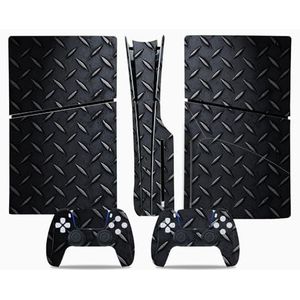 Voor Sony PS 5 Slim Console Disk Edition Koolstofvezel Skin Cover Sticker Host Center Decals Game Console Accessoires, Skin Voor PlayStation Buitenhuid Applique (0041)