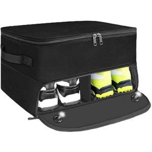 WEJIUAFB Golfkofferbakorganizer opslag met 5 aparte compartimenten auto golf locker, 45 x 35 x 22 cm voor ballen, T-shirts, kleding, handschoenen, accessoires, golfgeschenken