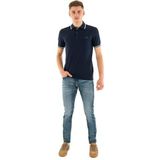 Fred Perry - Twin Tipped Shirt - Blauw - Heren - Katoen