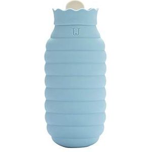 OIFAODAO, Heetwaterflessen Heetwaterzak Met water gevulde siliconen warmwaterkruik Herbruikbare draagbare met warm Heetwaterzak/O,Warmwaterkruik(N)