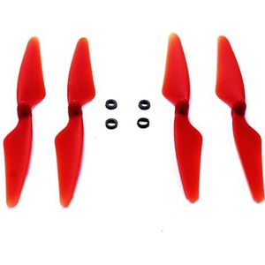 Drone Accessories 8 stks for CW + 8 stks CCW Propeller Blades Propellers for Verbeterde versie for HUBSAN H501S X4 / H501C MJX B2W for RC Quadcopter Onderdeel (Color : Svart)