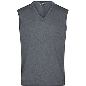 James & Nicholson Heren pullunder, grijs-heide, XL