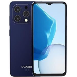 DOOGEE N55 Pro (2024) Smartphone zonder abonnement, 16 GB + 256 GB 6,56 inch HD+ display, Android 14 mobiele telefoon, octa core processor, 13 MP + 8 MP AI camera, 5150 mAh, Dual SIM 4G, GPS,