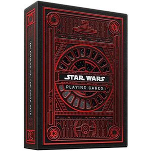 SOLOMAGIA theory11 Star Wars-speelkaarten - Dark Side (rood)