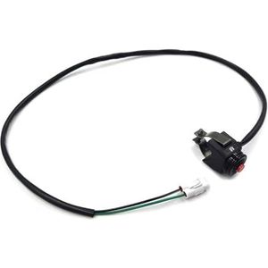 GCLANXI Motorfiets stuurgreep aan/uit momentane vergrendeling vlamdovende schakelaar kortsluiting stopknop for KAWASAKI KX-F(1 Pcs)