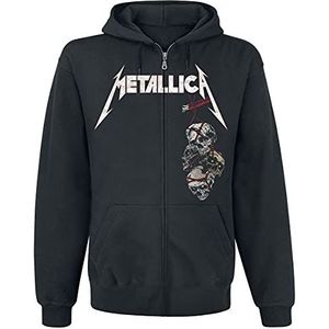 Metallica Death Reaper Vest met capuchon zwart M 80% katoen, 20% polyester Band merch, Bands